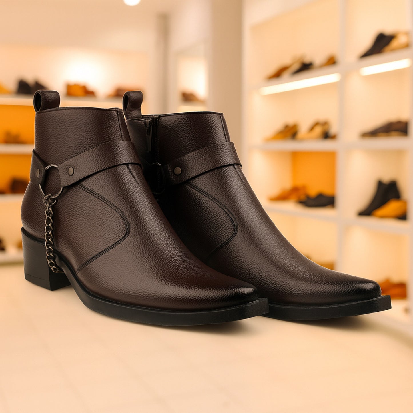 Stylish 2-Inch Heel Height Elevator Boots – Boost Confidence & Comfort