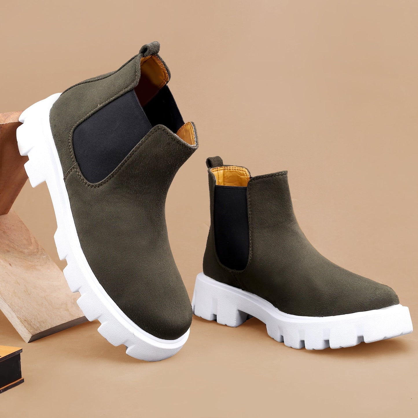 Bxxy's Designer Suede Boots For Men