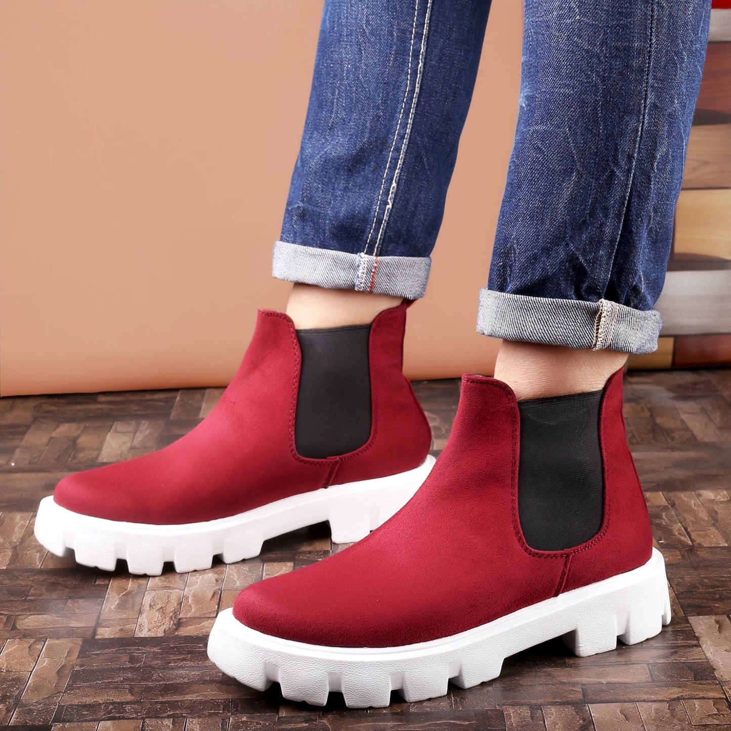 Bxxy's Designer Suede Boots For Men