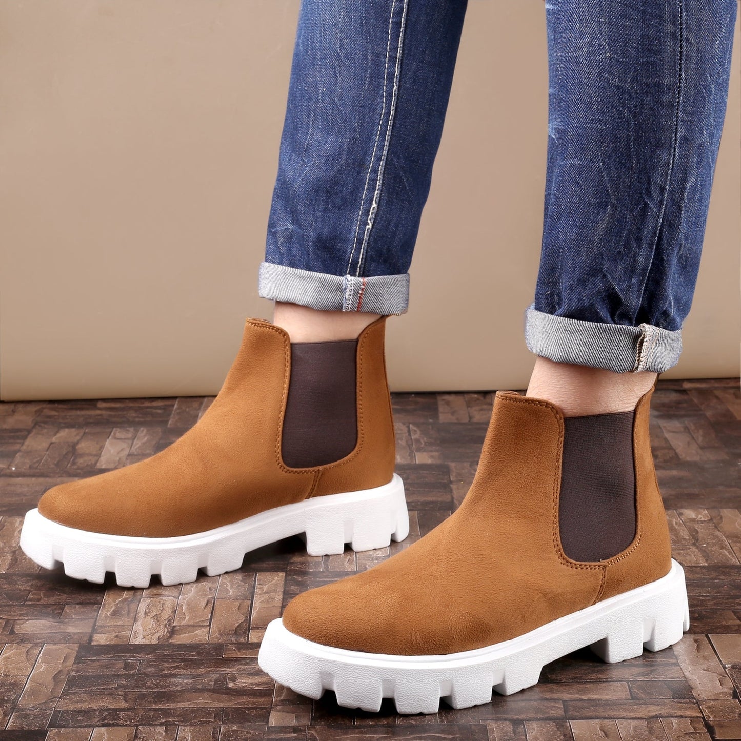 Bxxy's Designer Suede Boots For Men