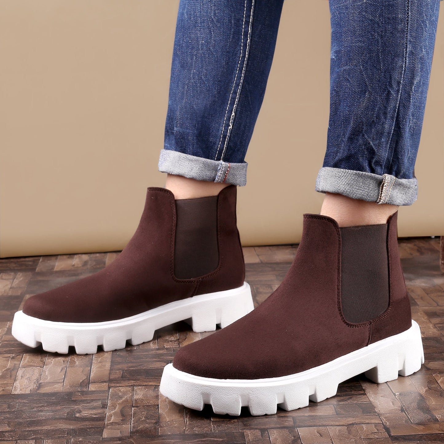 Bxxy's Designer Suede Boots For Men
