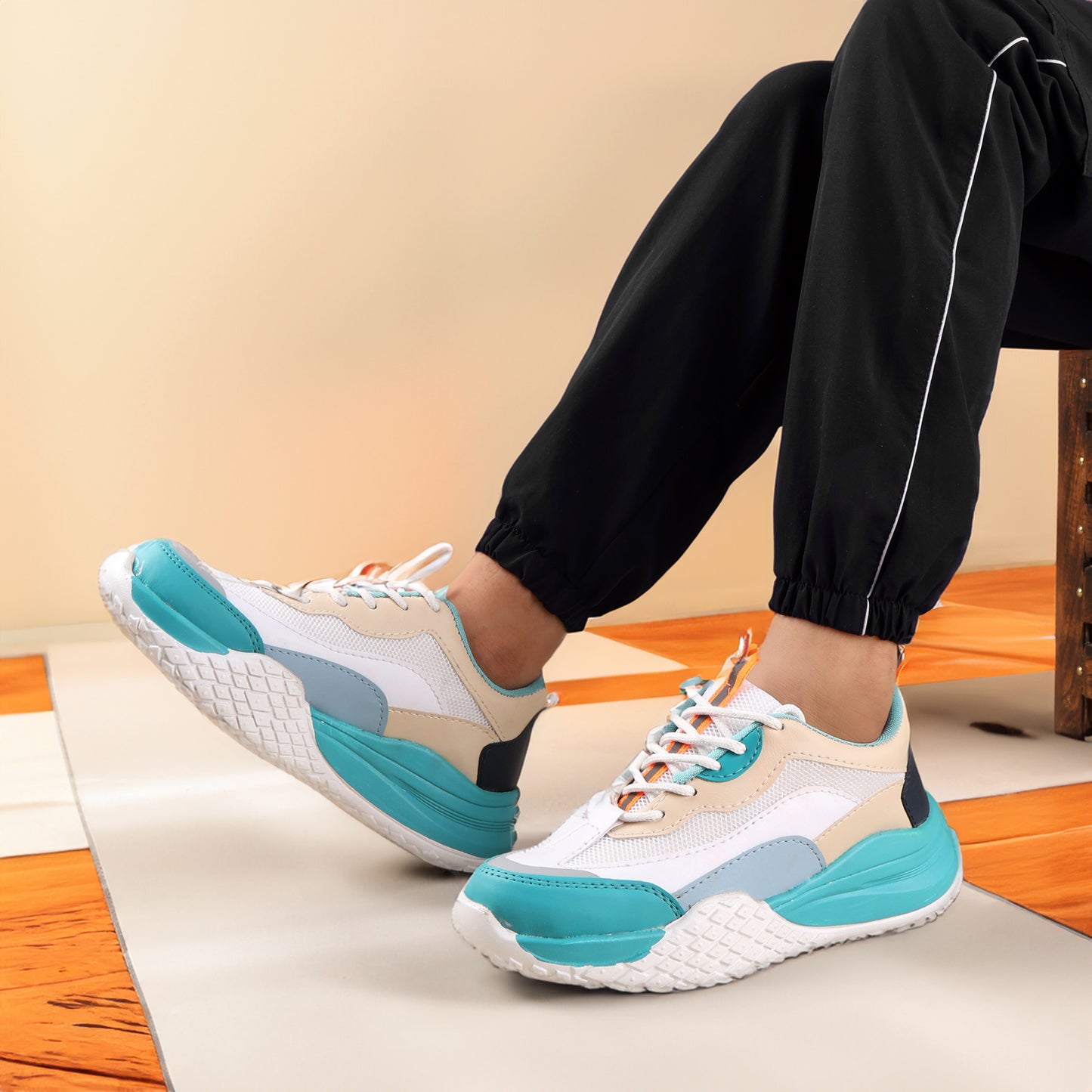 Women Lace-UP Casual Sneaker Shoes for Women and Girls