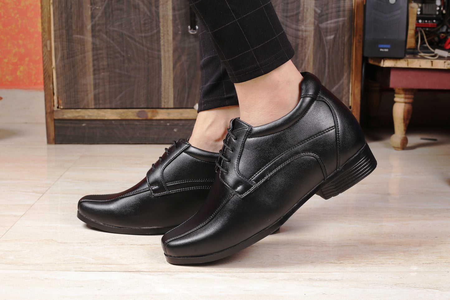Bxxy's Vegan Leather Premium Lace-up Shoes