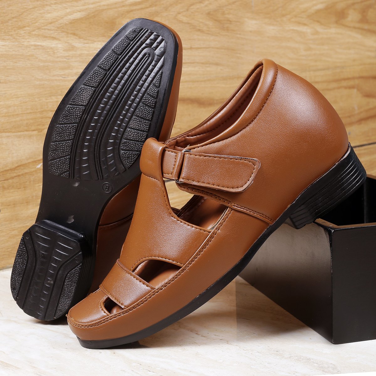 Bxxy's 3 Inch Hidden Height Increasing New Launch Sandals for Men