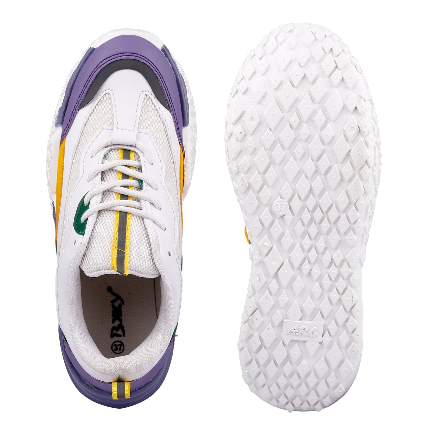 Women Lace-UP Casual Sneaker Shoes for Women and Girls