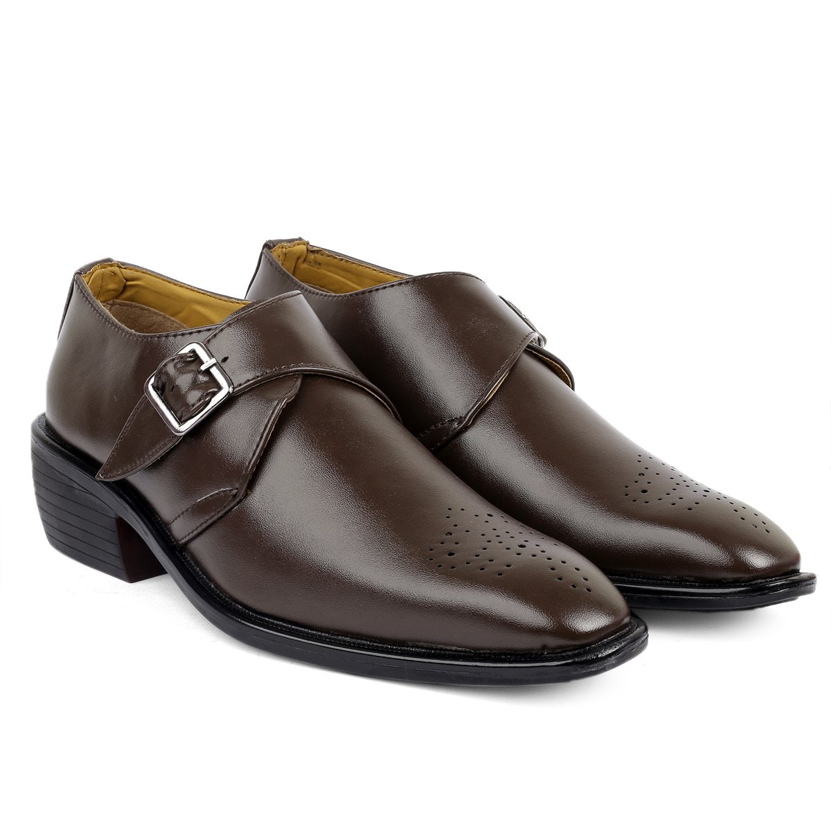 Bxxy's Height Increasing Monk Formal Slip-on Shoes