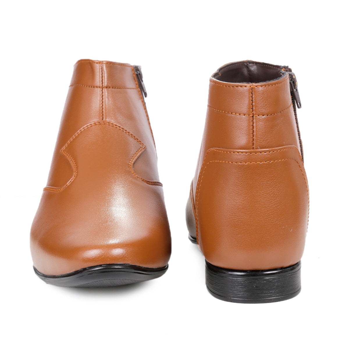 BXXY Men's 3.5 Inches Hidden Height Formal and Casual Boots for All Occasions
