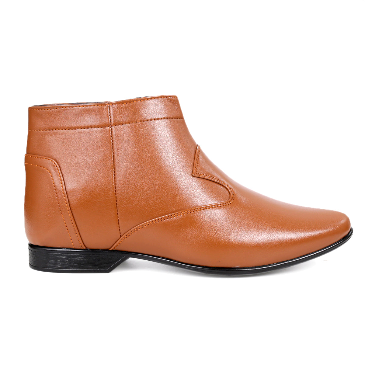 BXXY Men's 3.5 Inches Hidden Height Formal and Casual Boots for All Occasions