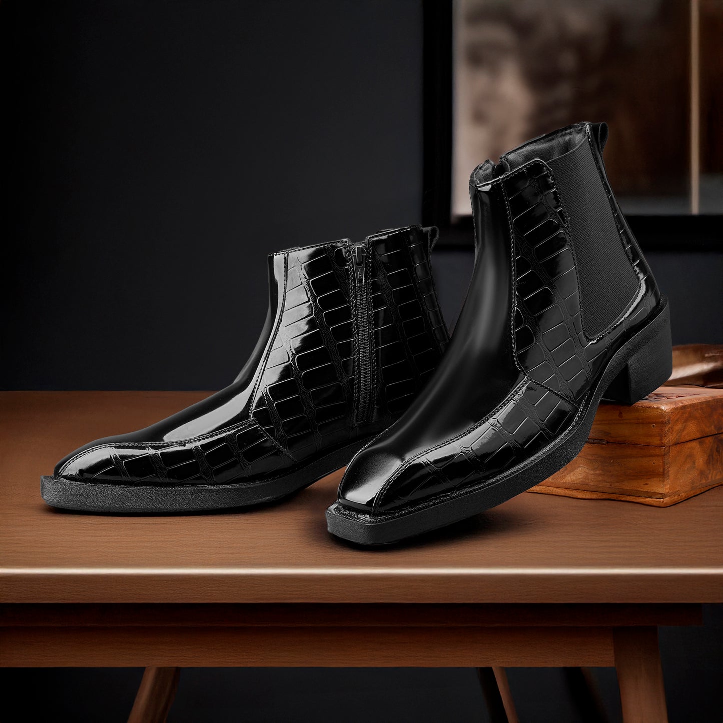 Men’s Elevator Boots – 2 Inches Hidden Lift, Stylish & Comfortable