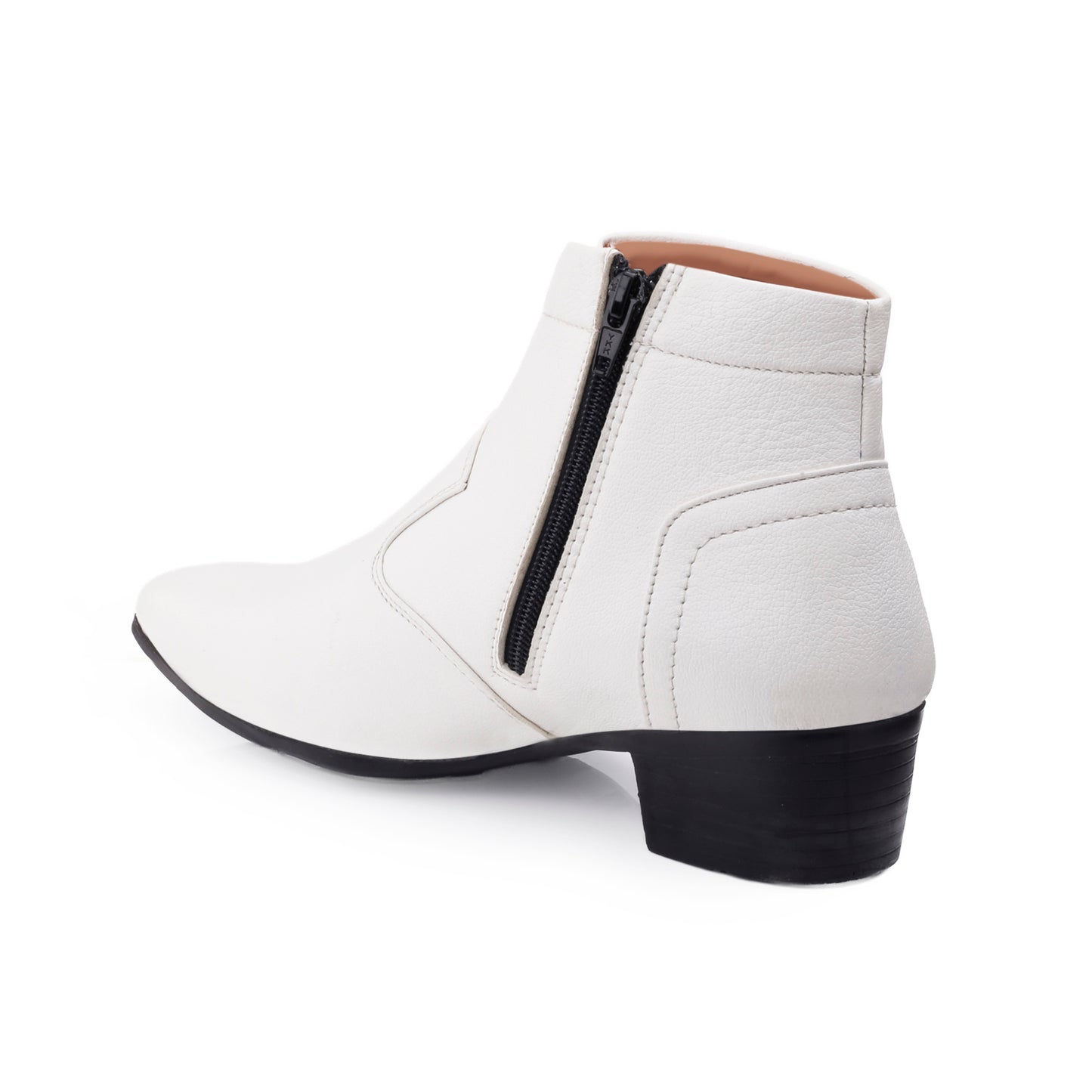 Bxxy 2-Inch Lift Formal Zipper Boots for Men