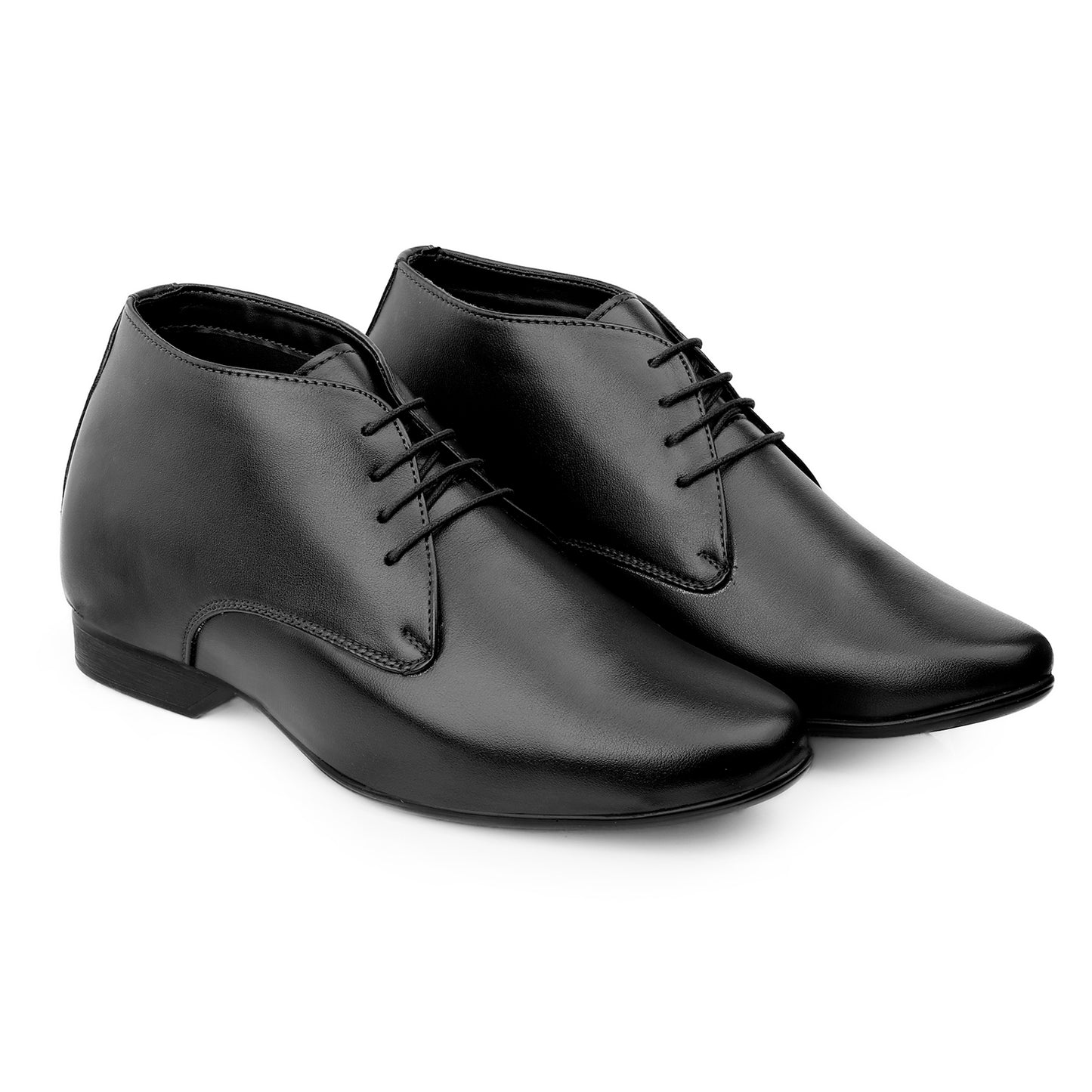 BXXY 9 cm (3.5 Inch) Hidden Height Increasing Lace-Up Derby Shoes