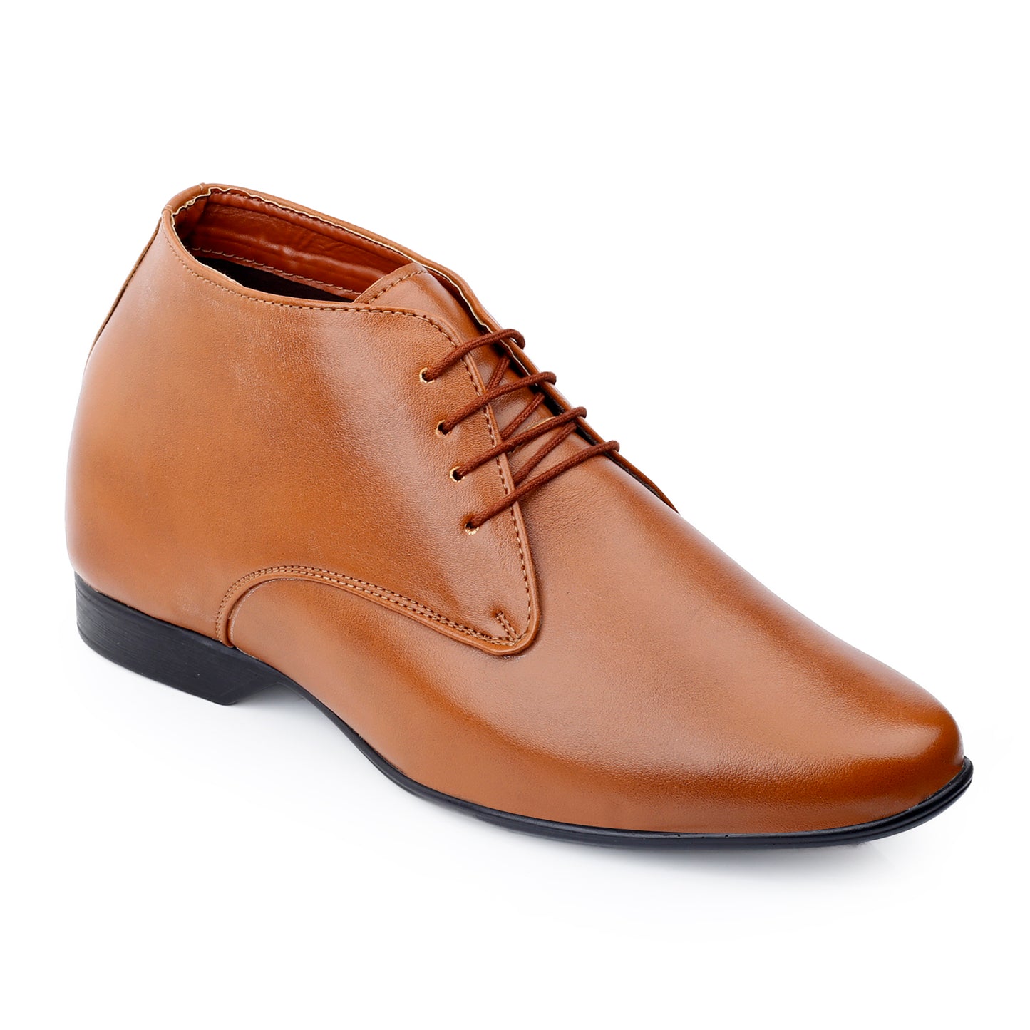 BXXY 9 cm (3.5 Inch) Hidden Height Increasing Lace-Up Derby Shoes