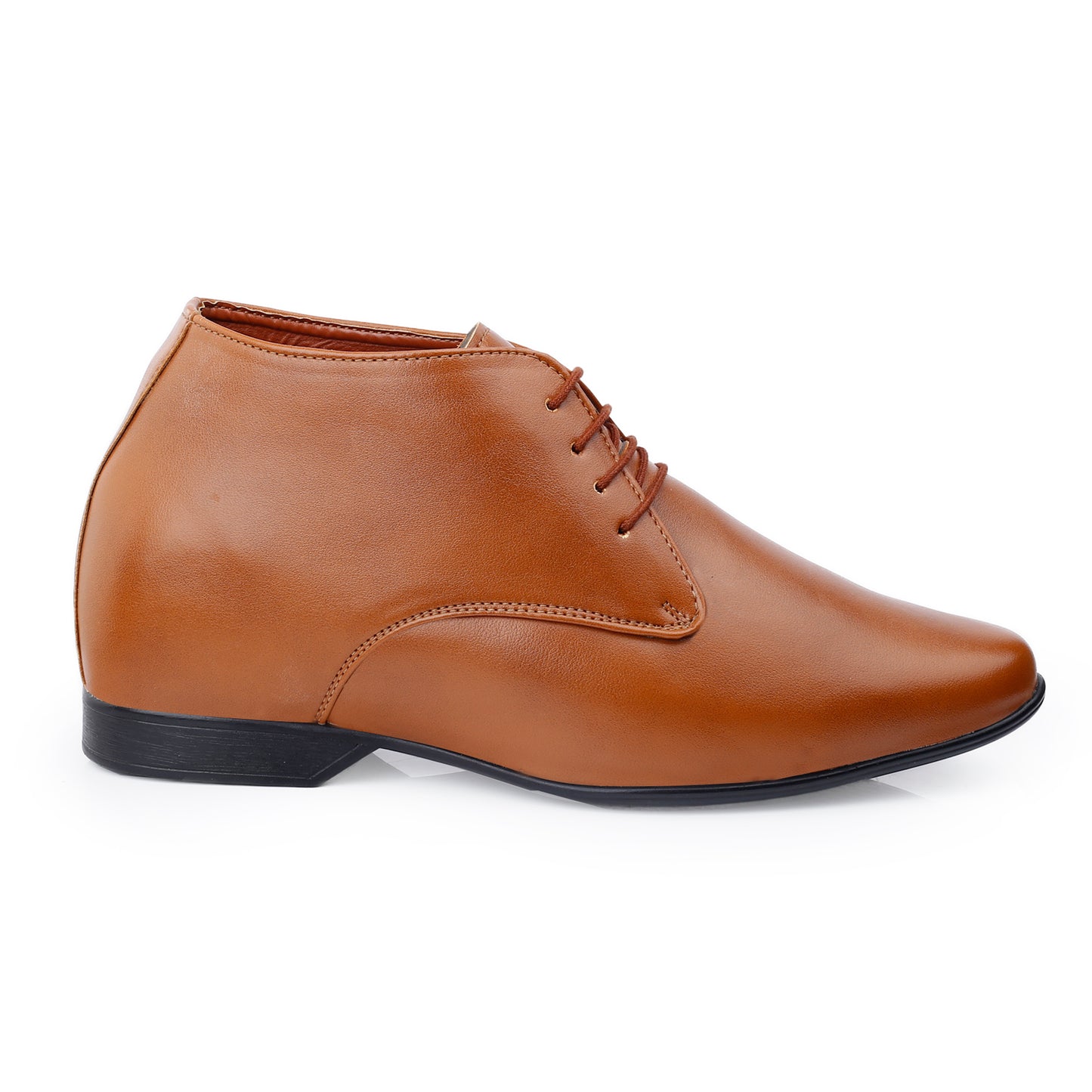 BXXY 9 cm (3.5 Inch) Hidden Height Increasing Lace-Up Derby Shoes