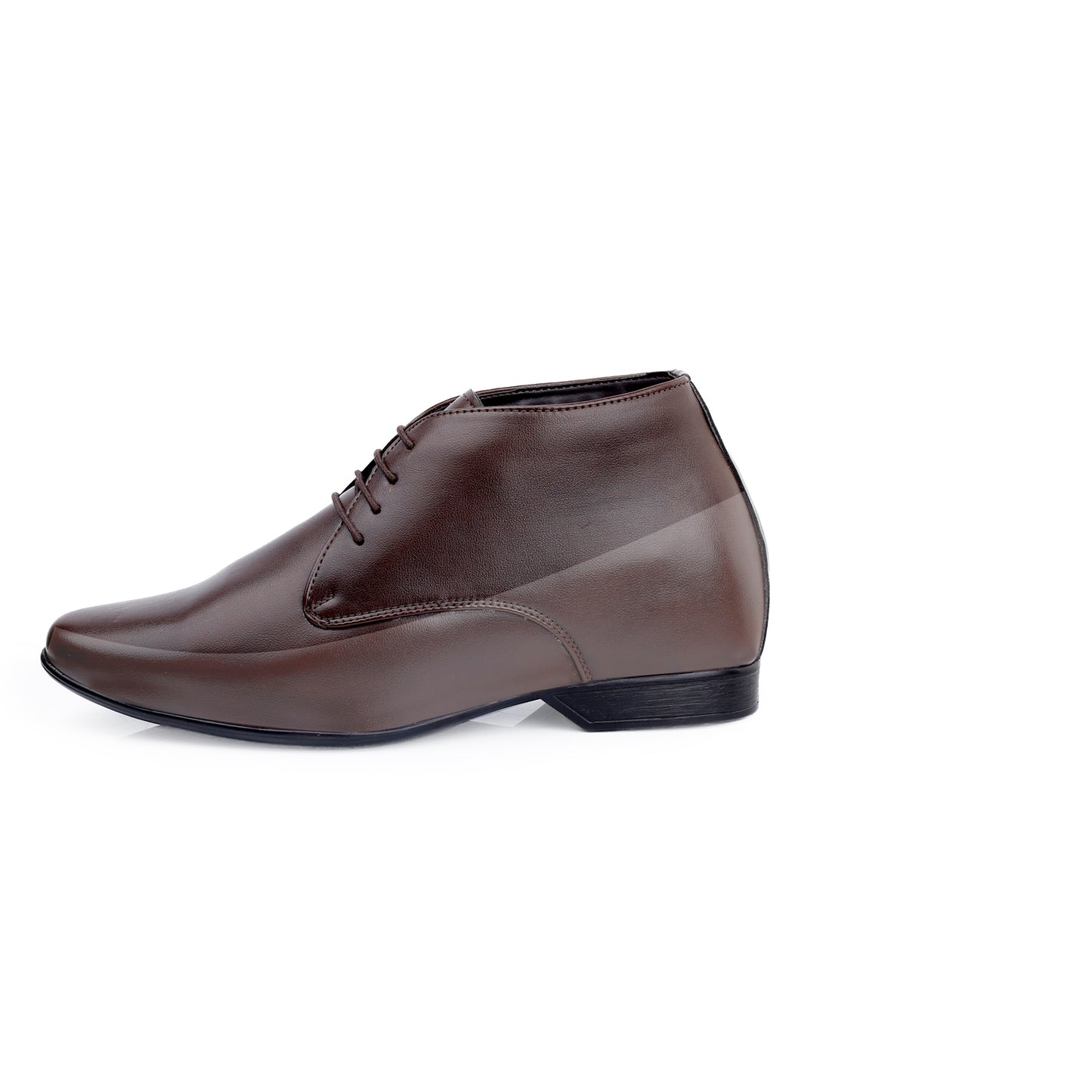 BXXY 9 cm (3.5 Inch) Hidden Height Increasing Lace-Up Derby Shoes