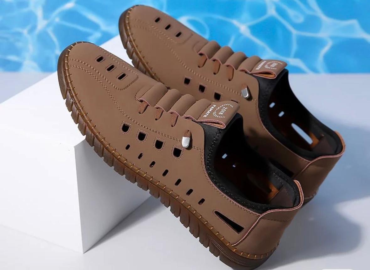 Comfort-Fit Men's Sandals– Vegan, Breathable, Slip-Resistant