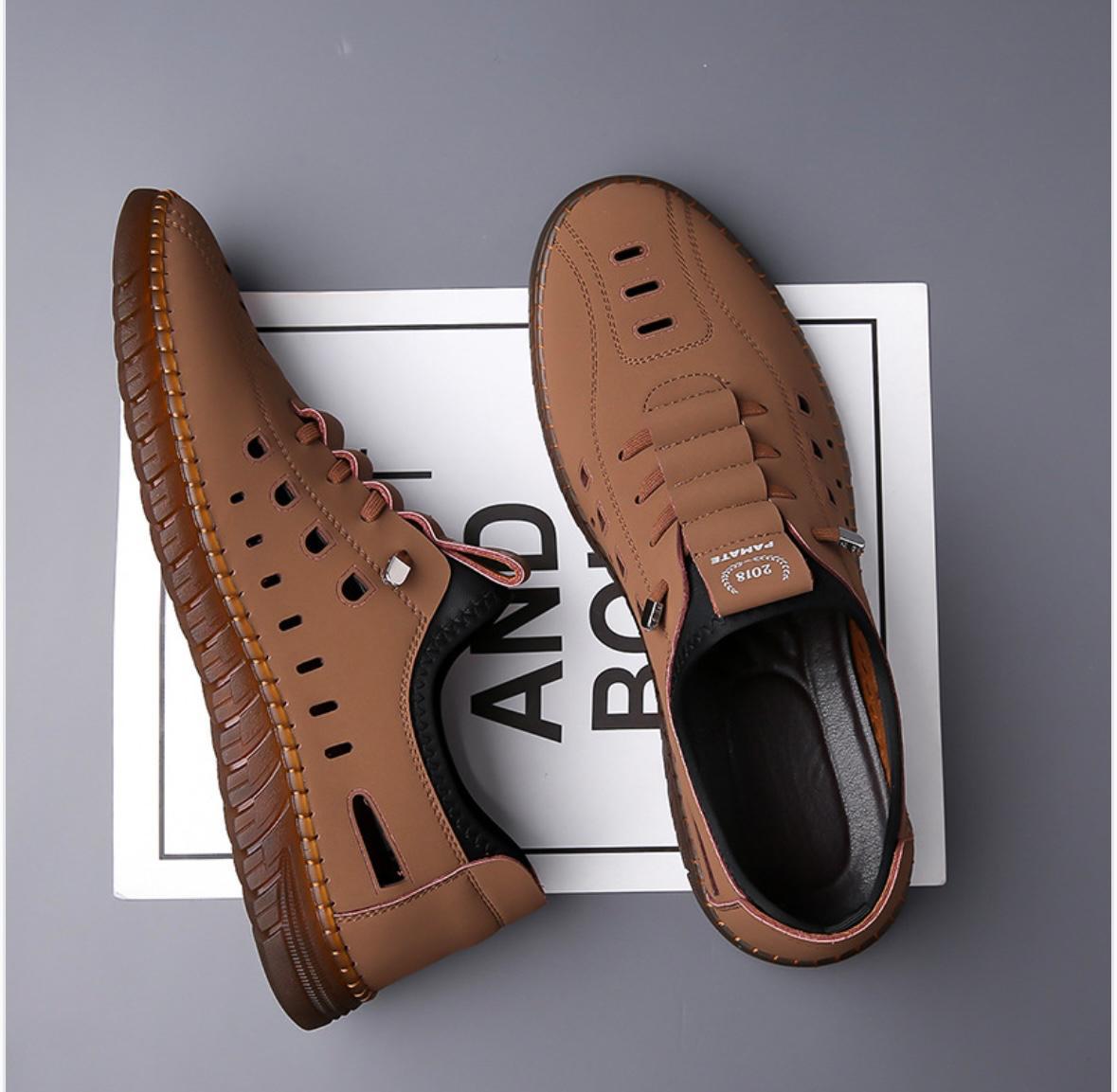 Men’s Lightweight Vegan Sandals with Non-Slip Sole & Cushion Comfort