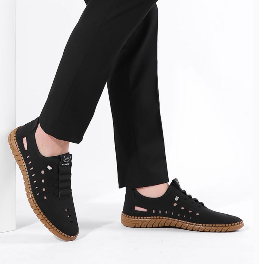 Men’s Lightweight Vegan Sandals with Non-Slip Sole & Cushion Comfort