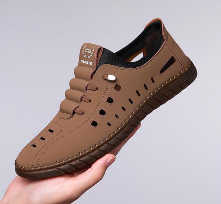 Men’s Lightweight Vegan Sandals with Non-Slip Sole & Cushion Comfort