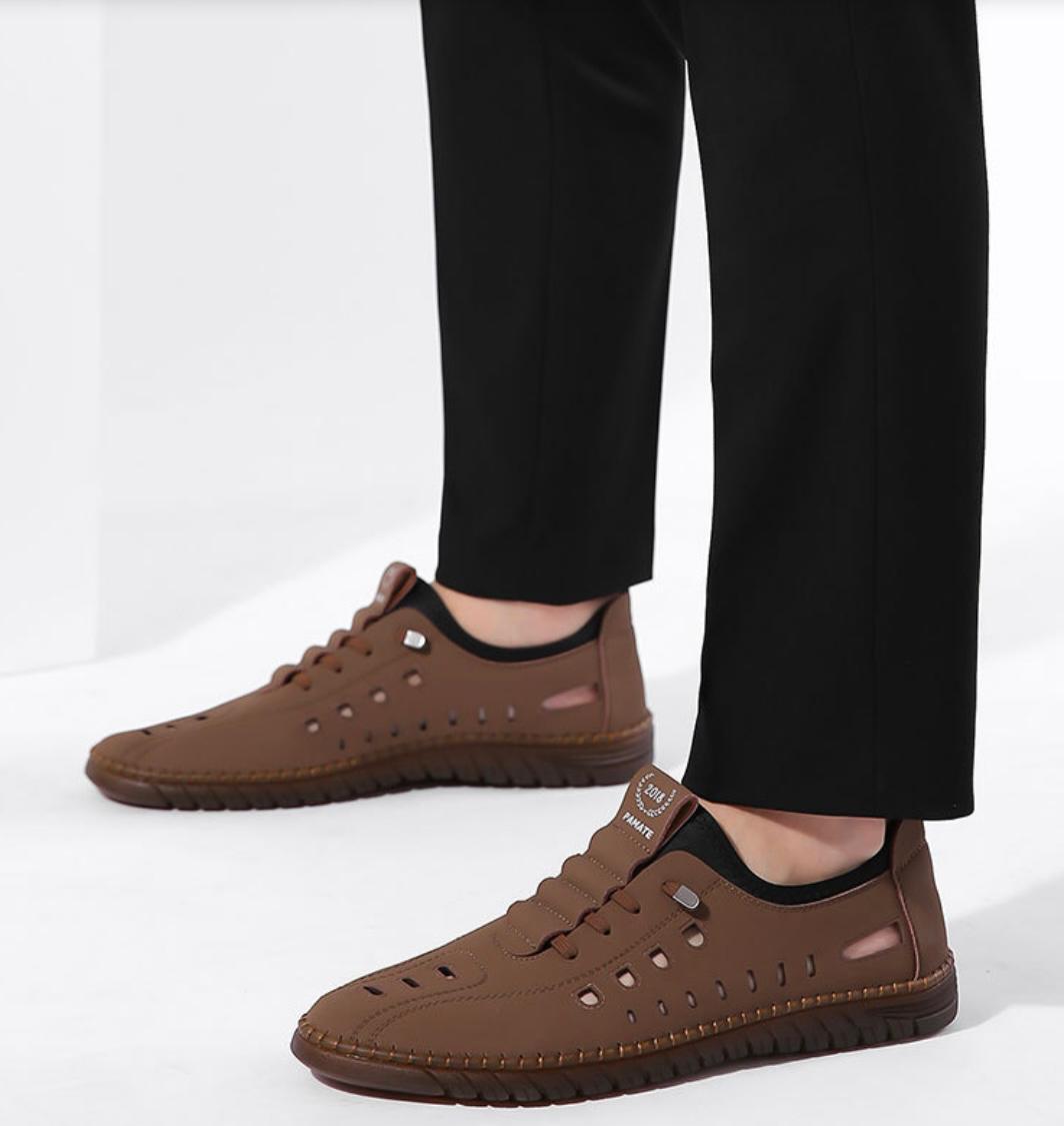 Men’s Lightweight Vegan Sandals with Non-Slip Sole & Cushion Comfort