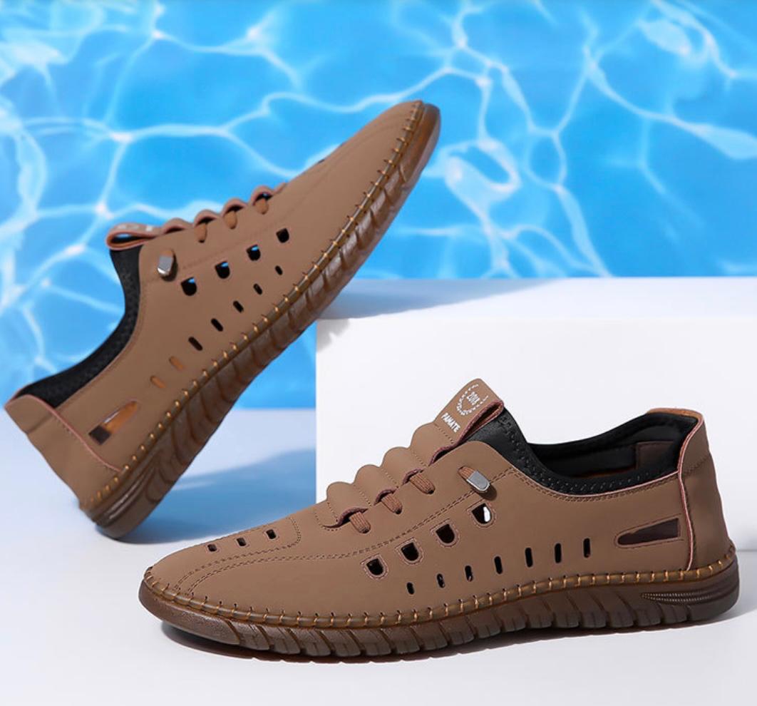Men’s Lightweight Vegan Sandals with Non-Slip Sole & Cushion Comfort