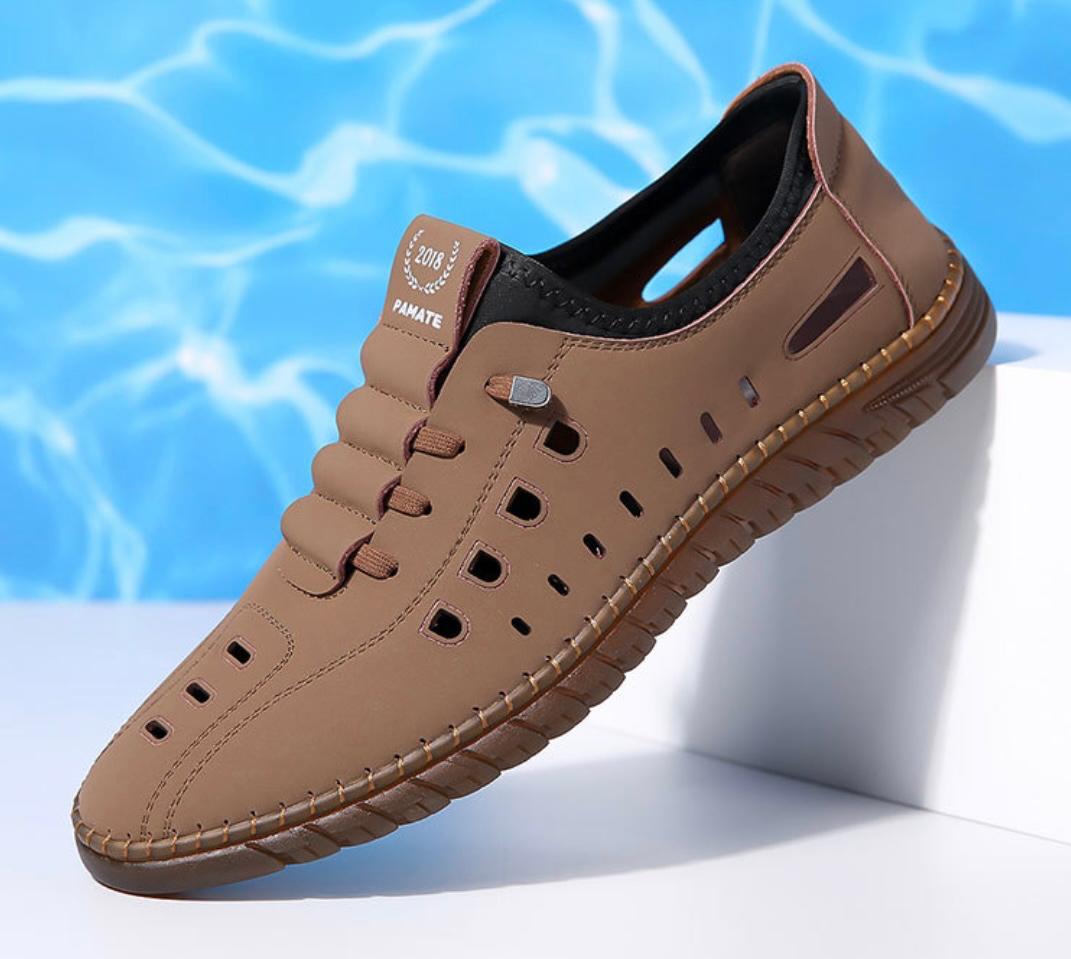 Comfort-Fit Men's Sandals– Vegan, Breathable, Slip-Resistant