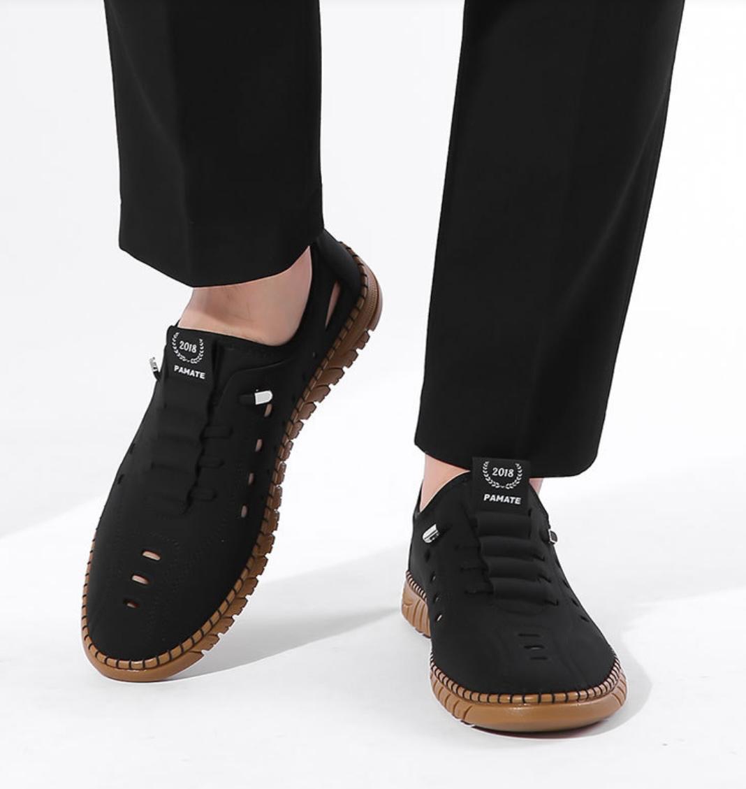 Men’s Lightweight Vegan Sandals with Non-Slip Sole & Cushion Comfort