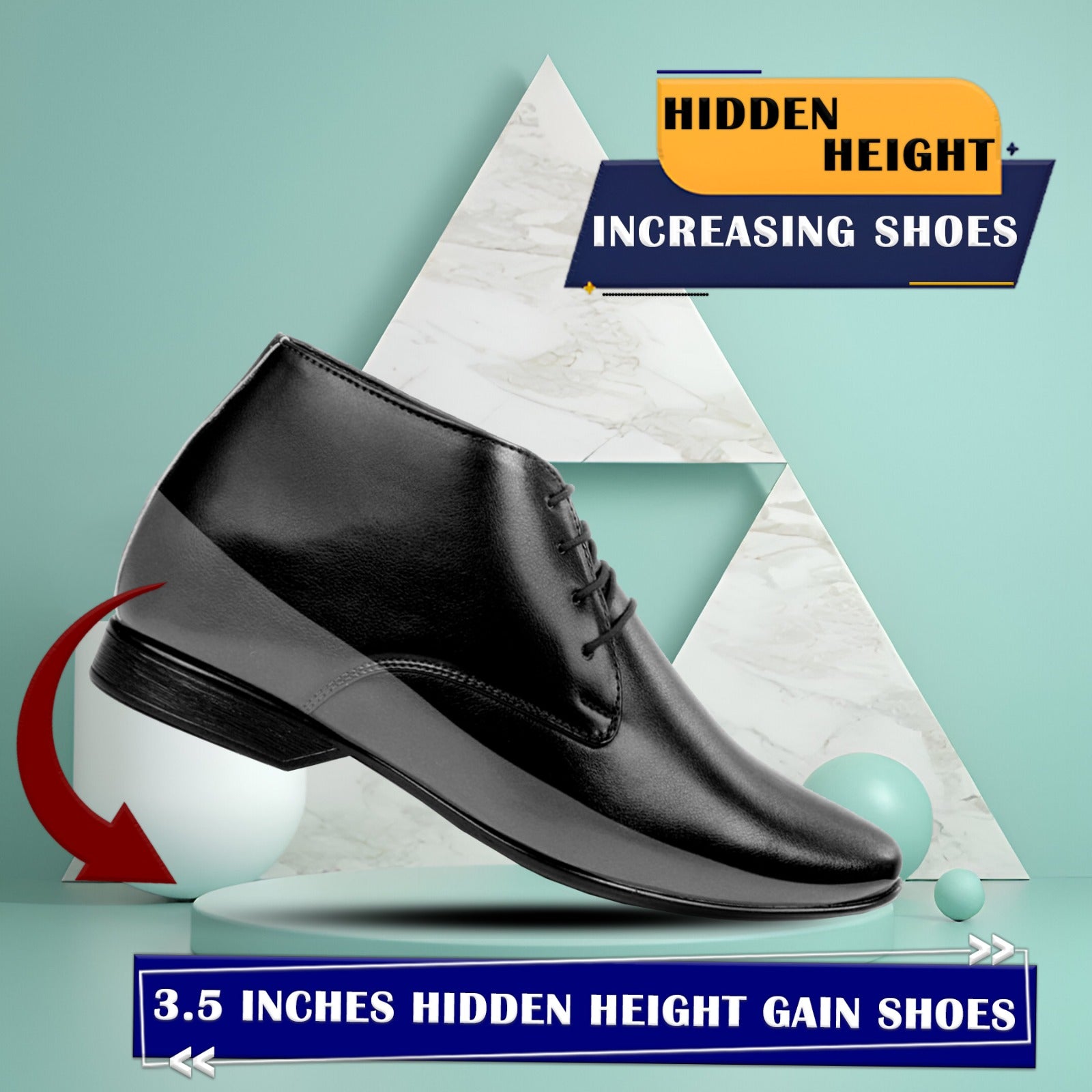 BXXY cm Inch) Hidden Height Increasing Formal and Casual Pu