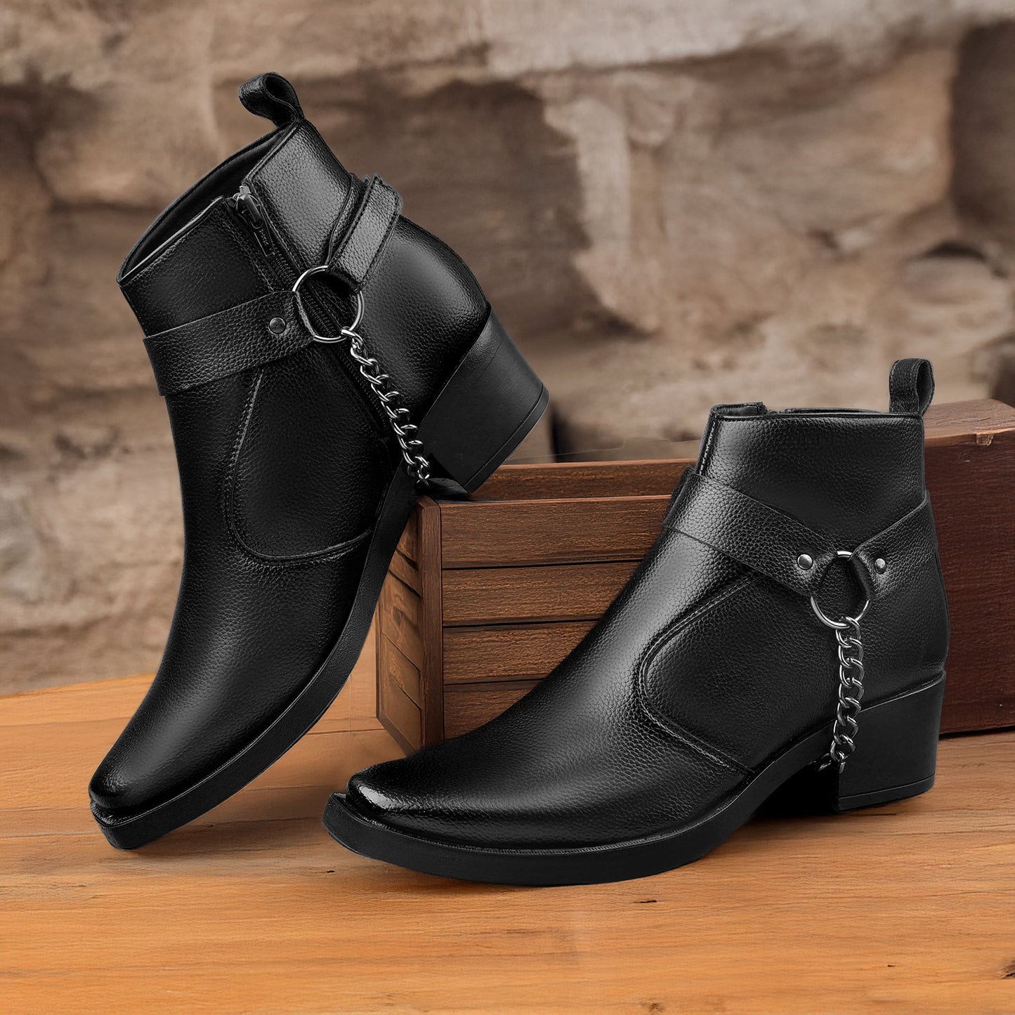 Stylish 2-Inch Heel Height Elevator Boots – Boost Confidence & Comfort