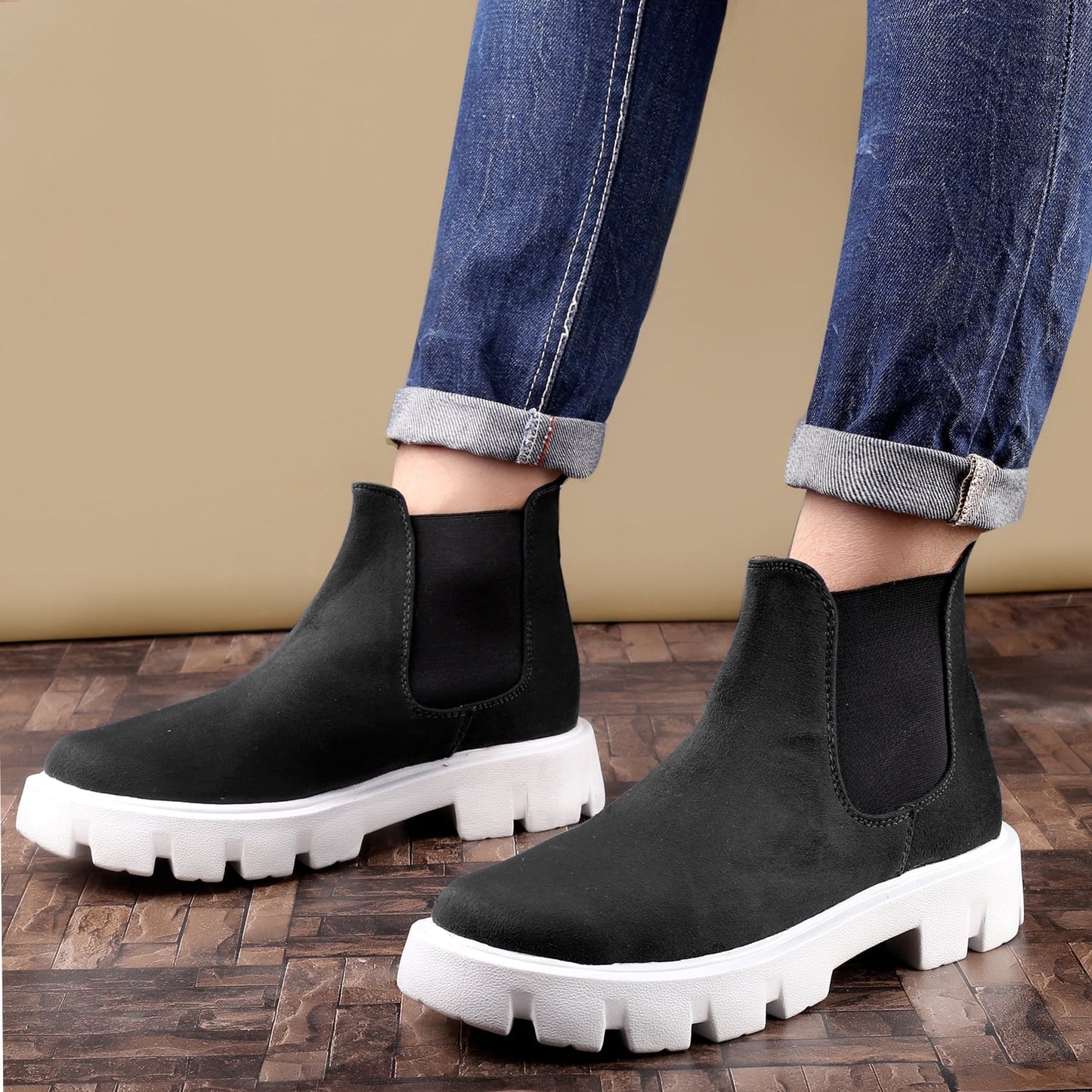 Bxxy's Designer Suede Boots For Men