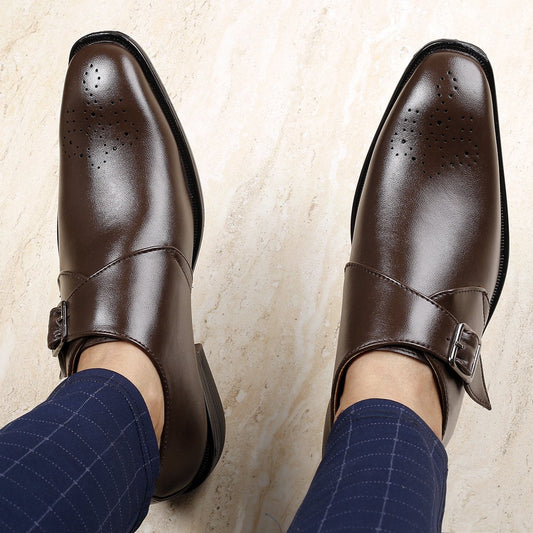 Bxxy's Height Increasing Monk Formal Slip-on Shoes