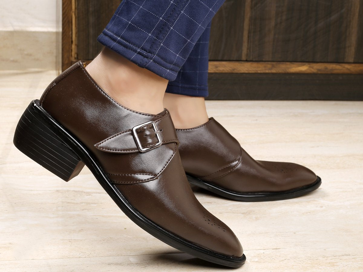 Bxxy's Height Increasing Monk Slip-ons For Men