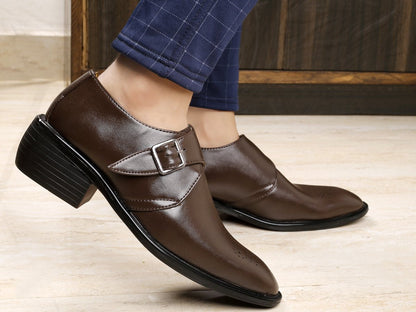 Bxxy's Single Monk Strap Trendy Slip-ons for Men