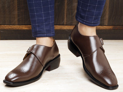 Bxxy's Single Monk Strap Trendy Slip-ons for Men