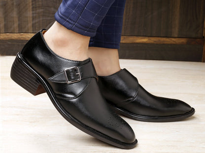 Bxxy's Single Monk Strap Trendy Slip-ons for Men