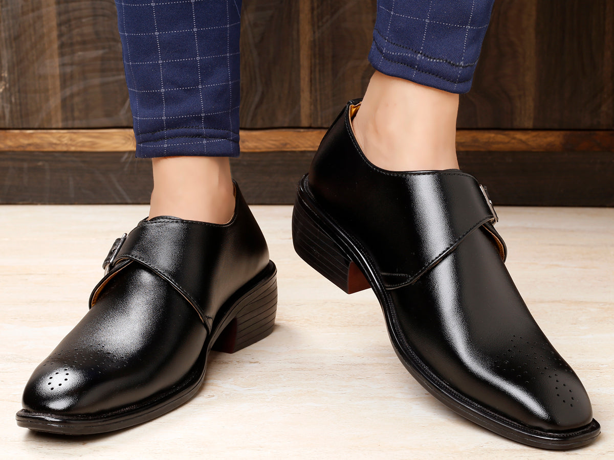 Bxxy's Height Increasing Monk Formal Slip-on Shoes