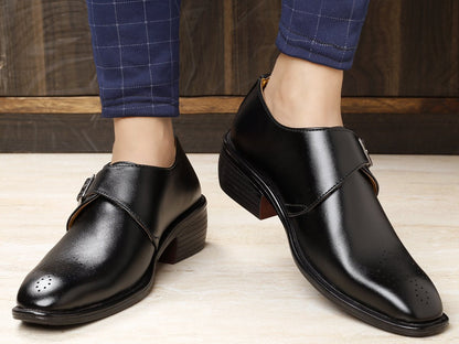 Bxxy's Single Monk Strap Trendy Slip-ons for Men