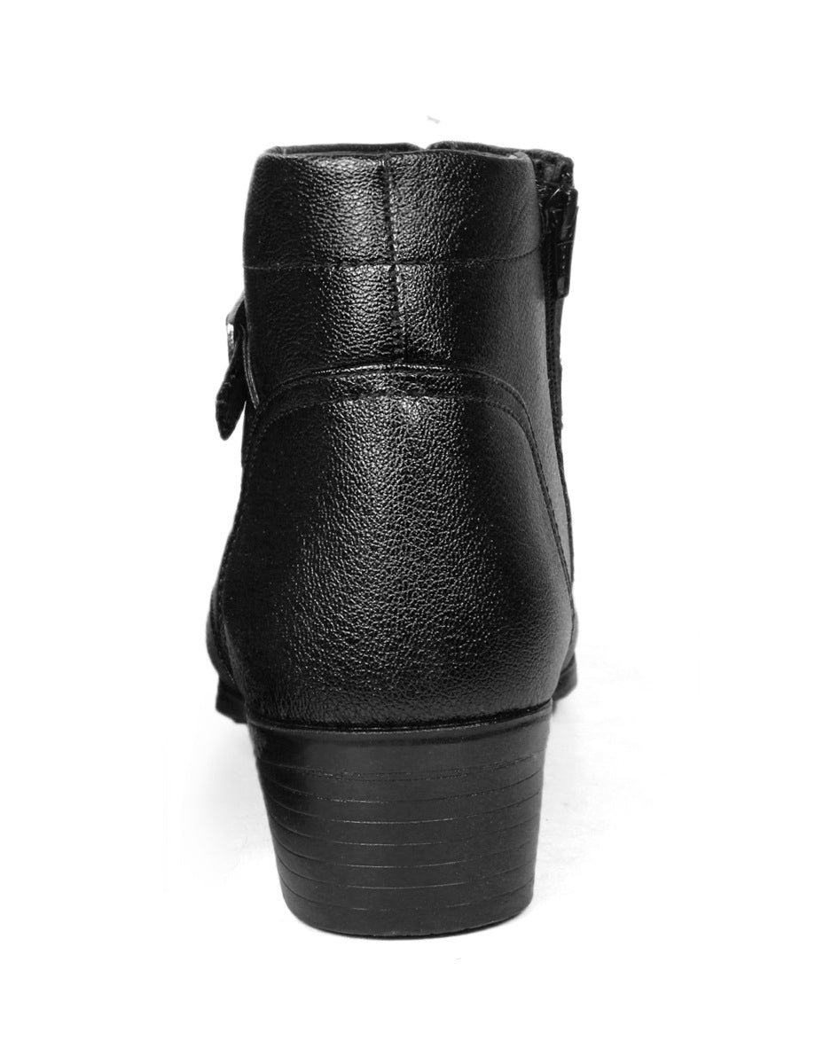 BXXY 2 Inches Height Increasing Ankle Zipper Boots For Men