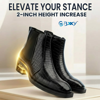 Men’s 2 Inch Heel Height Boots – Stylish Elevation with Comfort