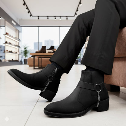 Men’s 5–6 CM Height Boosting Premium Elevator Boots