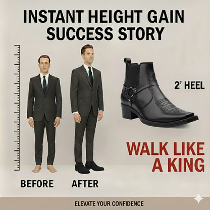 Men’s 2 Inch Height Increasing Boots