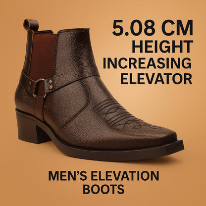 Men’s 2 Inch Height Increasing Boots