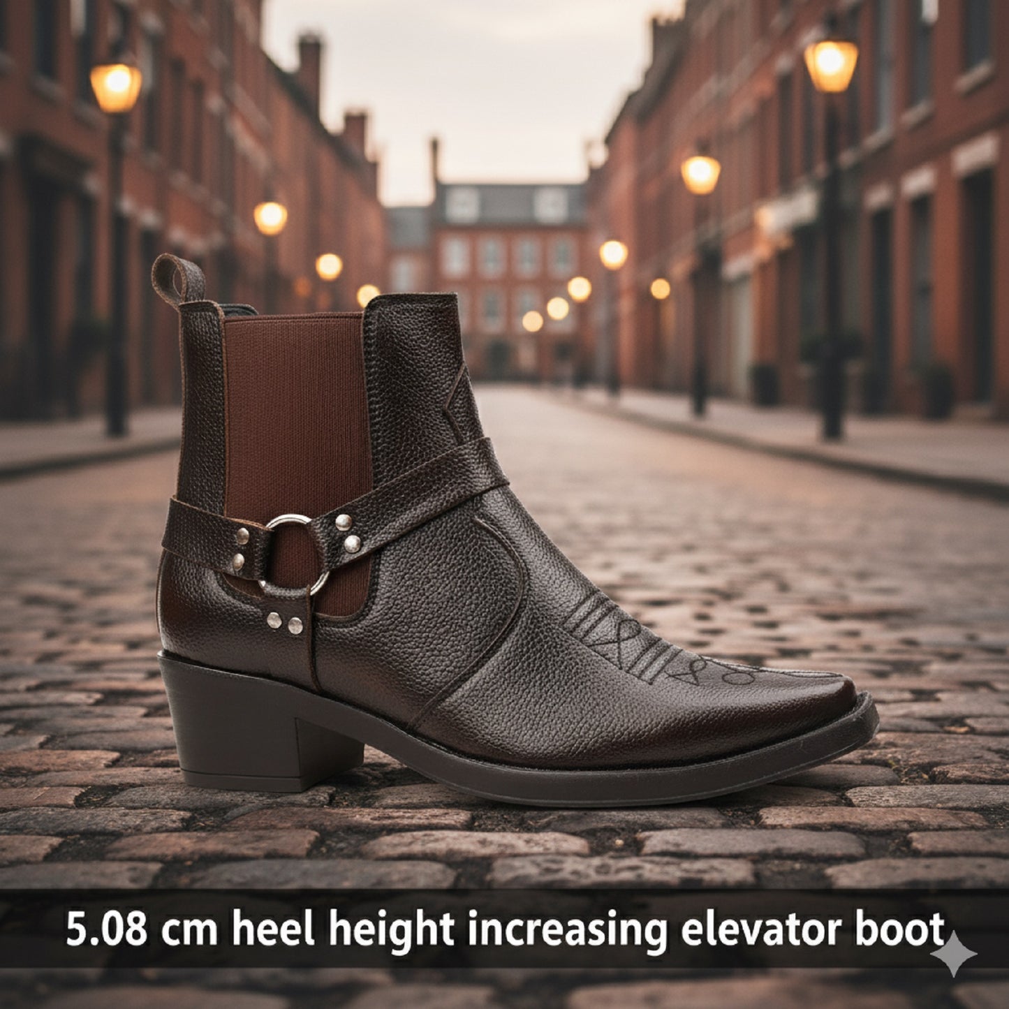 Men’s 2 Inch Height Increasing Boots