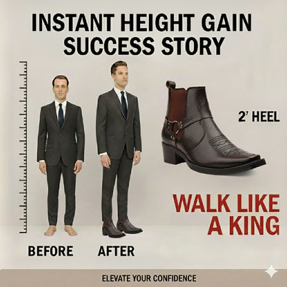 Men’s 2 Inch Height Increasing Boots
