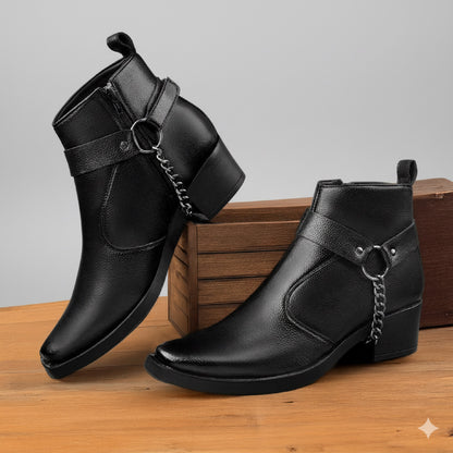 Stylish 2-Inch Heel Height Elevator Boots – Boost Confidence & Comfort