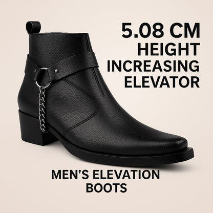 Stylish 2-Inch Heel Height Elevator Boots – Boost Confidence & Comfort