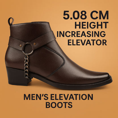 Stylish 2-Inch Heel Height Elevator Boots – Boost Confidence & Comfort
