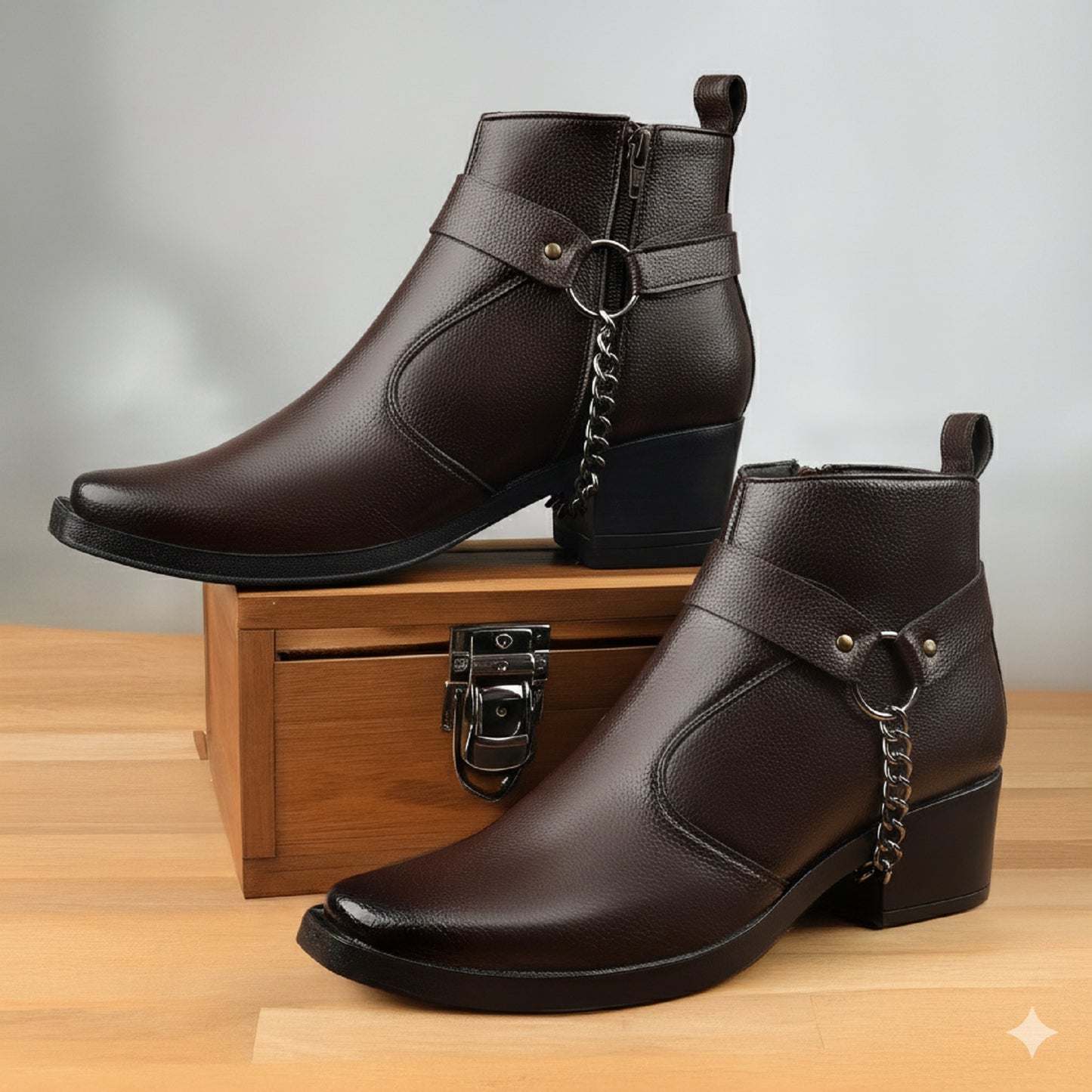 Stylish 2-Inch Heel Height Elevator Boots – Boost Confidence & Comfort