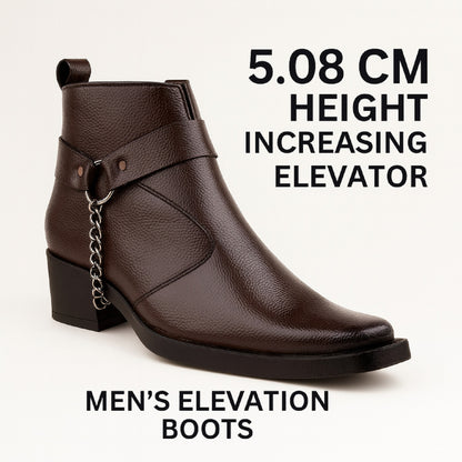 Stylish 2-Inch Heel Height Elevator Boots – Boost Confidence & Comfort