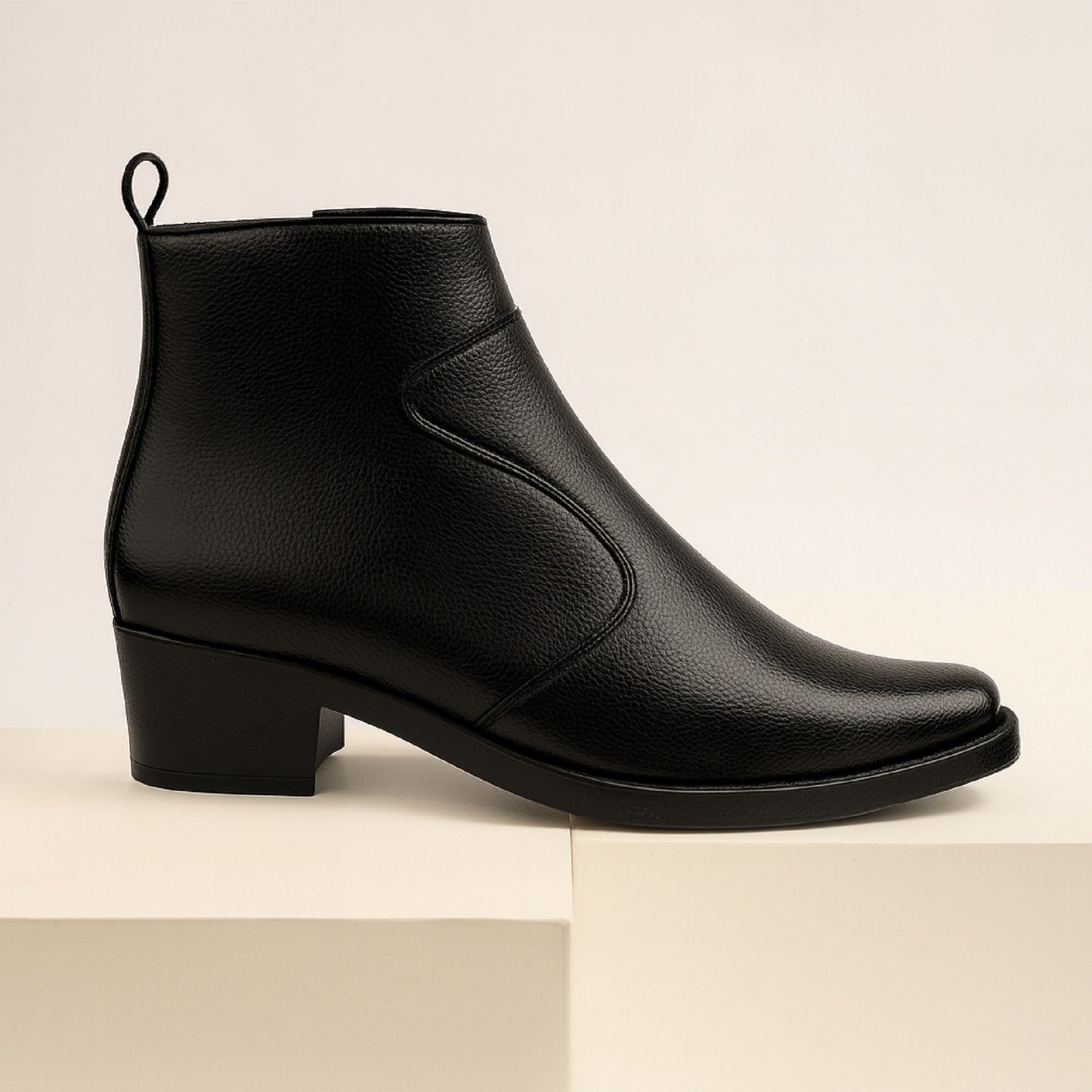 Men’s 2-Inch Hidden Heel Height Increasing Boots – Stylish & Comfortable