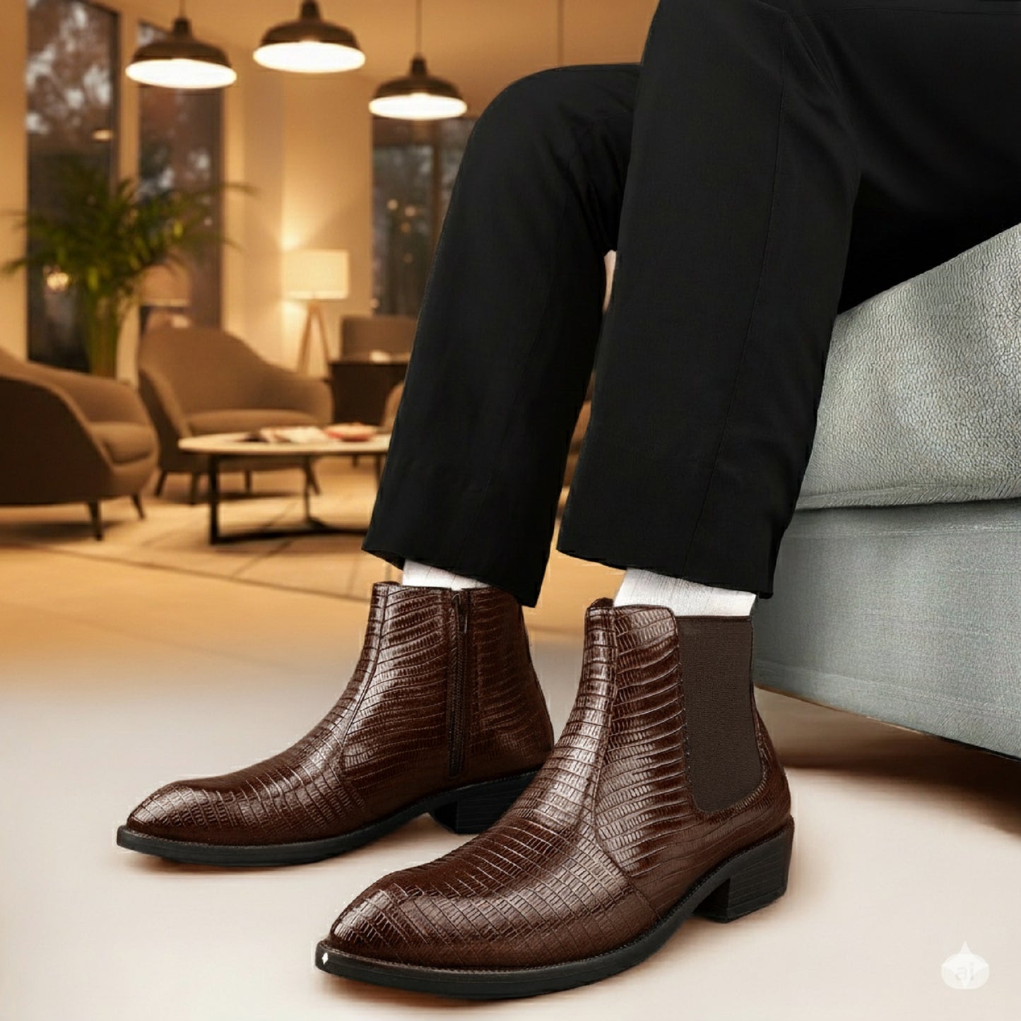 Classic 2-Inch Height Boost Boots for Men